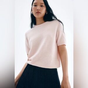 H&M Fine Knit Short Sleeve Sweater